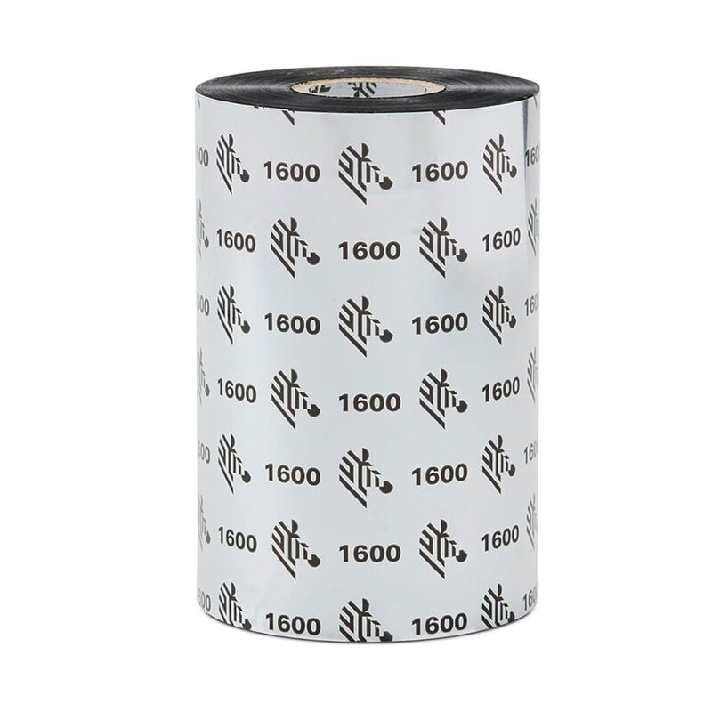 Ribbon de Cera Zebra de 110 X 450 Serie 1600 Ribbon de Cera Zebra de 110 X 450 Serie 1600